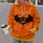 Pumpkin Bat Halloween Motif For Autumn Parties, Trick Or Treating And Outdoor Festivities All-over Print Hoodie (Lightweight) - 2