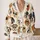 Whimsical Dogs Wearing Colorful Glasses for Cozy Everyday Layering and Casual Style All-over Print Knitted Cardigan - 2