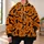 Pumpkin Orange Halloween Bats And Spiderwebs For Festive Autumn Nights All-over Print Hoodie (Lightweight) - 6