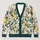 Lemon Bluebird Garden Motifs For Relaxed Summer Layering And Weekend Strolls Outdoors All-over Print Knitted Cardigan - 1