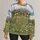 Daisy Meadow Village Scenery for Cottagecore Nature Days and Relaxed Everyday Wear Outdoors All-over Print Knitted Sweater - 1