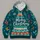 Bright Star Christmas Tree With Merry Christmas Cheer For Festive Winter Celebrations All-over Print Hoodie (Lightweight) - 4