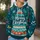 Bright Star Christmas Tree With Merry Christmas Cheer For Festive Winter Celebrations All-over Print Hoodie (Lightweight) - 5