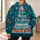 Bright Star Christmas Tree With Merry Christmas Cheer For Festive Winter Celebrations All-over Print Hoodie (Lightweight) - 6