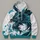 Teal Dragon Artwork for Fitness and Running, Bold Style for Mythical Creature Fans All-over Print Hoodie (Lightweight) - 4
