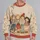Storybook Children and Paper Keepsakes for Cozy Everyday Outings and Creative Souls All-over Print Knitted Sweater - 2