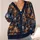 Black Cats And Jack-O-Lantern Haunted Houses For Cozy Halloween Evenings, Women's Fall All-over Print Knitted Cardigan - 4