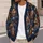 Black Cats And Jack-O-Lantern Haunted Houses For Cozy Halloween Evenings, Women's Fall All-over Print Knitted Cardigan - 5