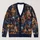 Black Cats And Jack-O-Lantern Haunted Houses For Cozy Halloween Evenings, Women's Fall All-over Print Knitted Cardigan - 1