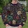 Moody Vintage Rose Blooms for Artful Everyday Style and Creative Casual Wear for Women All-over Print Knitted Sweater - 6