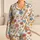 Retro Baseball And Floral Lounge Look For Summer Nights And Sports Fans Gift Idea Satin Pajamas Set - 1