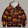Halloween Jack-O'-Lanterns and Spiderwebs for Autumn Parties and Everyday Seasonal Wear All-over Print Hoodie (Lightweight) - 4