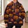 Halloween Jack-O'-Lanterns and Spiderwebs for Autumn Parties and Everyday Seasonal Wear All-over Print Hoodie (Lightweight) - 6