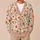 Watercolor Daisy Blooms for Everyday Layering and Relaxed Feminine Style for Women All-over Print Knitted Cardigan - 6