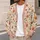 Watercolor Daisy Blooms for Everyday Layering and Relaxed Feminine Style for Women All-over Print Knitted Cardigan - 5