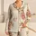 Cute Giraffe Bow Ivory Cozy Bedtime Style For Relaxed Evenings And Sweet Gifting Satin Pajamas Set - 1