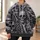 Interlocking Skull And Bone Motifs For Dark Alternative Everyday Streetwear Enthusiasts All-over Print Hoodie (Lightweight) - 6