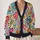 Colorful Heart Motif Boho Style For Women At Spring Beach Trips And Romantic Getaways All-over Print Knitted Cardigan - 2