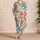 Cute Bunny Street-Art Look for Cozy Nights, Sleepovers, and Everyday Gifts for Women Satin Pajamas Set - 4