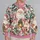 Whimsical Santa, Rose And Evergreen Christmas Celebration For Cozy Holiday Gatherings All-over Print Knitted Sweater - 2