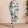 Japanese Wave Coastal Style for Relaxed Evenings, Gift Idea for Women at Home Escape Satin Pajamas Set - 4