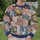 Romantic Cottage Garden Floral Patchwork for Weekend Outings and Everyday Style All-over Print Knitted Sweater - 6