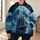 Solitary Sailing Ship Beneath a Moonlit Sky for Quiet Coastal Nights and Ocean Dreamers All-over Print Hoodie (Lightweight) - 6