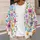 Colorful Floral Butterfly Motifs for Joyful Everyday Layering and Bright Spring Outings All-over Print Knitted Cardigan - 5