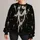 Gothic Puppy Faces And Crosses For Alternative Streetwear And Everyday Dark Style Looks All-over Print Knitted Sweater - 1