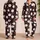 Black Baseballs And Heart Doodles For Cozy Game Nights, Gifts For Athletic Love Fans Satin Pajamas Set - 2