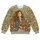 Storybook Flower Gathering Girl for Spring Garden Walks and Nature Loving Women All-over Print Knitted Sweater - 4