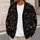 Mothman Crescent Moons for Halloween Nights and Everyday Gothic Style Lovers All-over Print Knitted Cardigan - 5