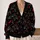 Mothman Crescent Moons for Halloween Nights and Everyday Gothic Style Lovers All-over Print Knitted Cardigan - 2