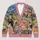 Four Reading Cats Beneath a Starry Village Sky for Cozy Autumn Evenings and Book Lovers All-over Print Knitted Cardigan - 1