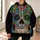 Colorful Sugar Skull for Festive Day of the Dead Celebrations and Everyday Wear All-over Print Hoodie (Lightweight) - 6