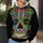 Colorful Sugar Skull for Festive Day of the Dead Celebrations and Everyday Wear All-over Print Hoodie (Lightweight) - 5
