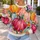 Watercolor Pumpkin Autumn Motifs for Cozy Fall Outings and Seasonal Style All-over Print Knitted Sweater - 5