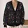 Stained Glass Goat and Pentagram Halloween Scene for Teen Alternative Daily Wear All-over Print Knitted Cardigan - 2