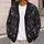 Stained Glass Goat and Pentagram Halloween Scene for Teen Alternative Daily Wear All-over Print Knitted Cardigan - 5