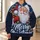 Smiling Santa Merry Christmas Artwork for Festive Holiday Cheer and Winter Celebrations All-over Print Hoodie (Lightweight) - 6