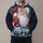 Smiling Santa Merry Christmas Artwork for Festive Holiday Cheer and Winter Celebrations All-over Print Hoodie (Lightweight) - 1