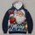 Smiling Santa Merry Christmas Artwork for Festive Holiday Cheer and Winter Celebrations All-over Print Hoodie (Lightweight) - 4