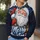 Smiling Santa Merry Christmas Artwork for Festive Holiday Cheer and Winter Celebrations All-over Print Hoodie (Lightweight) - 5