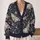 Gothic Luna Moth And Wildflowers For Dark Academia Everyday Teen Style All-over Print Knitted Cardigan - 2