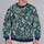 Navy Teal Paisley Florals for Vintage-Inspired Casual Style All-over Print Knitted Sweater - 2