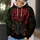 Crimson Rose And Dark Botanical Elegance For Alternative Everyday Style All-over Print Hoodie (Lightweight) - 5