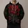 Crimson Rose And Dark Botanical Elegance For Alternative Everyday Style All-over Print Hoodie (Lightweight) - 1