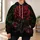 Crimson Rose And Dark Botanical Elegance For Alternative Everyday Style All-over Print Hoodie (Lightweight) - 6