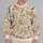 Hummingbird Floral Motif for Garden-Inspired Everyday Style for Women Who Love Nature All-over Print Knitted Sweater - 2