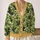 Black Baby Dragons and Wildflowers for Whimsical Everyday Layering for Teenagers All-over Print Knitted Cardigan - 2